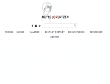 Tablet Screenshot of mettelorentzen.dk